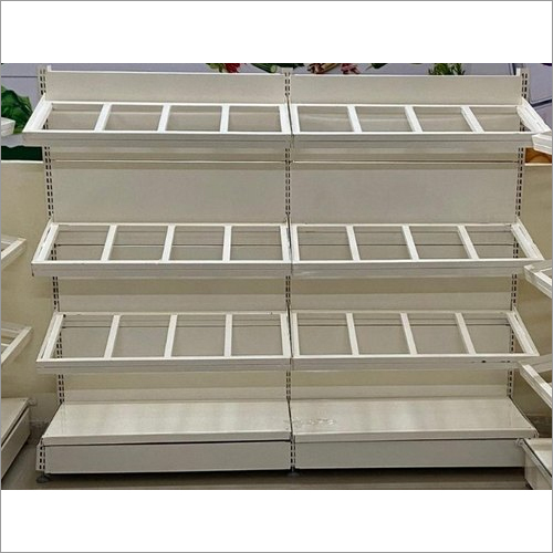 Fruit Vegetable Display Racks - Eco-Friendly, Durable, 5 Foot Height | 100-150 Kg/hr Capacity, Powder Coated Finish, Customized Size