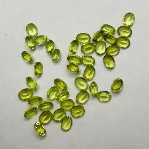 3x5mm Peridot Faceted Oval Loose Gemstones