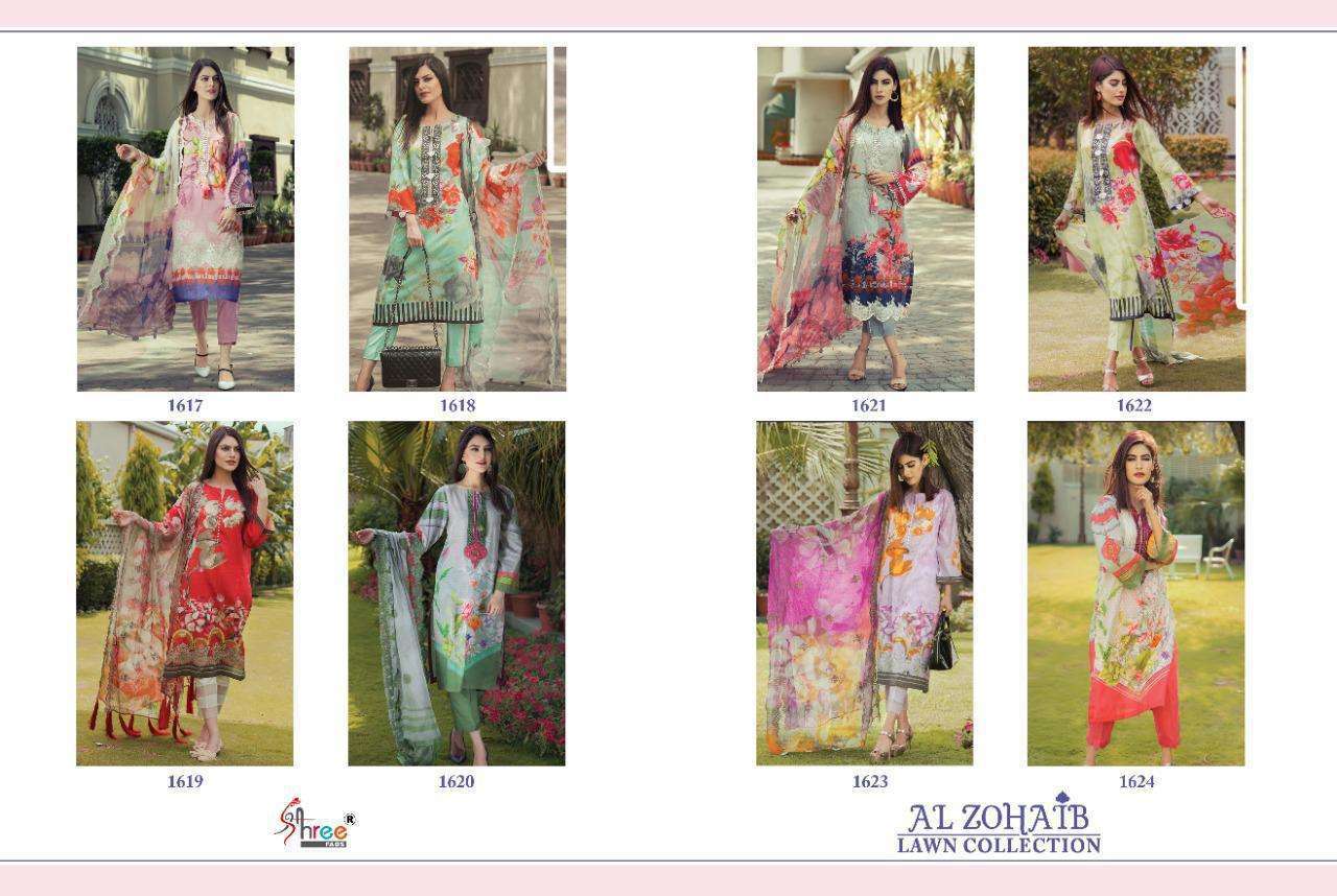 Shree Fabs Al Zohaib Cotton Print With Embroidery Pakistani Dress Catalog