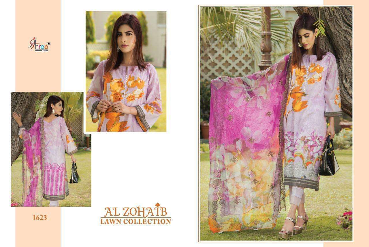 Shree Fabs Al Zohaib Cotton Print With Embroidery Pakistani Dress Catalog