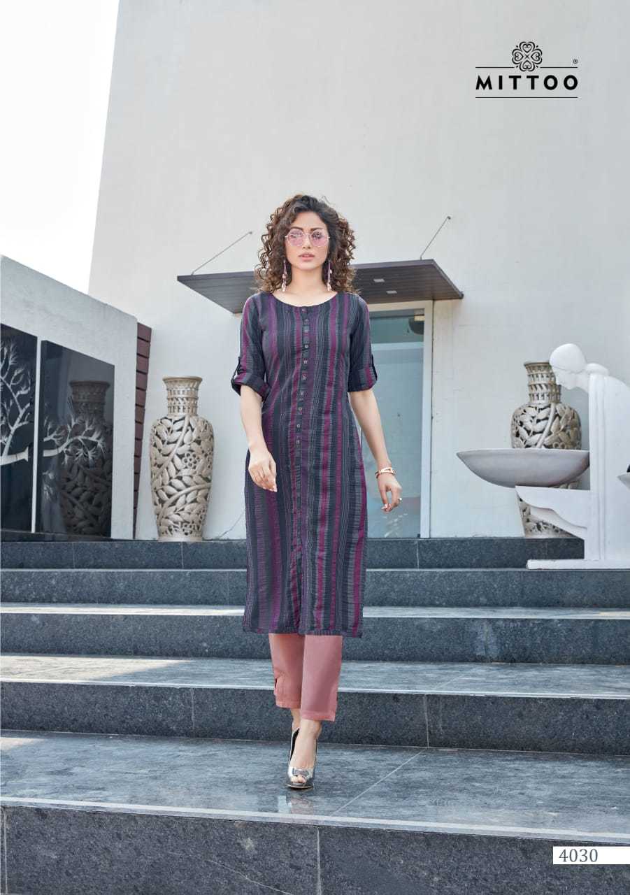Mittoo Mohini Nx Rayon Slub Kurti With Bottom Catalog