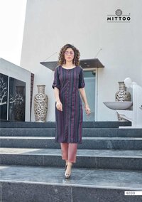 Mittoo Mohini Nx Rayon Slub Kurti With Bottom Catalog