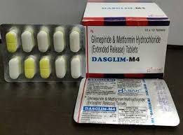 Metformin Hydrochloride And GlimePride Tablets