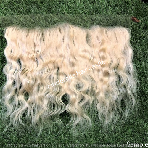 Indian Remy Blond Lace Frontal Human Hair