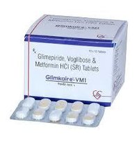 Tabletas de Glimepiride, de Voglibose y de Metformin Hcl