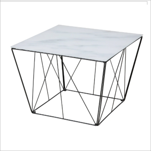Steel wire with white Marblised Glass top material