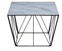 Steel wire with white Marblised Glass top material