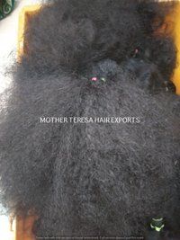 Temple Curly Indian Human Hair Extensions