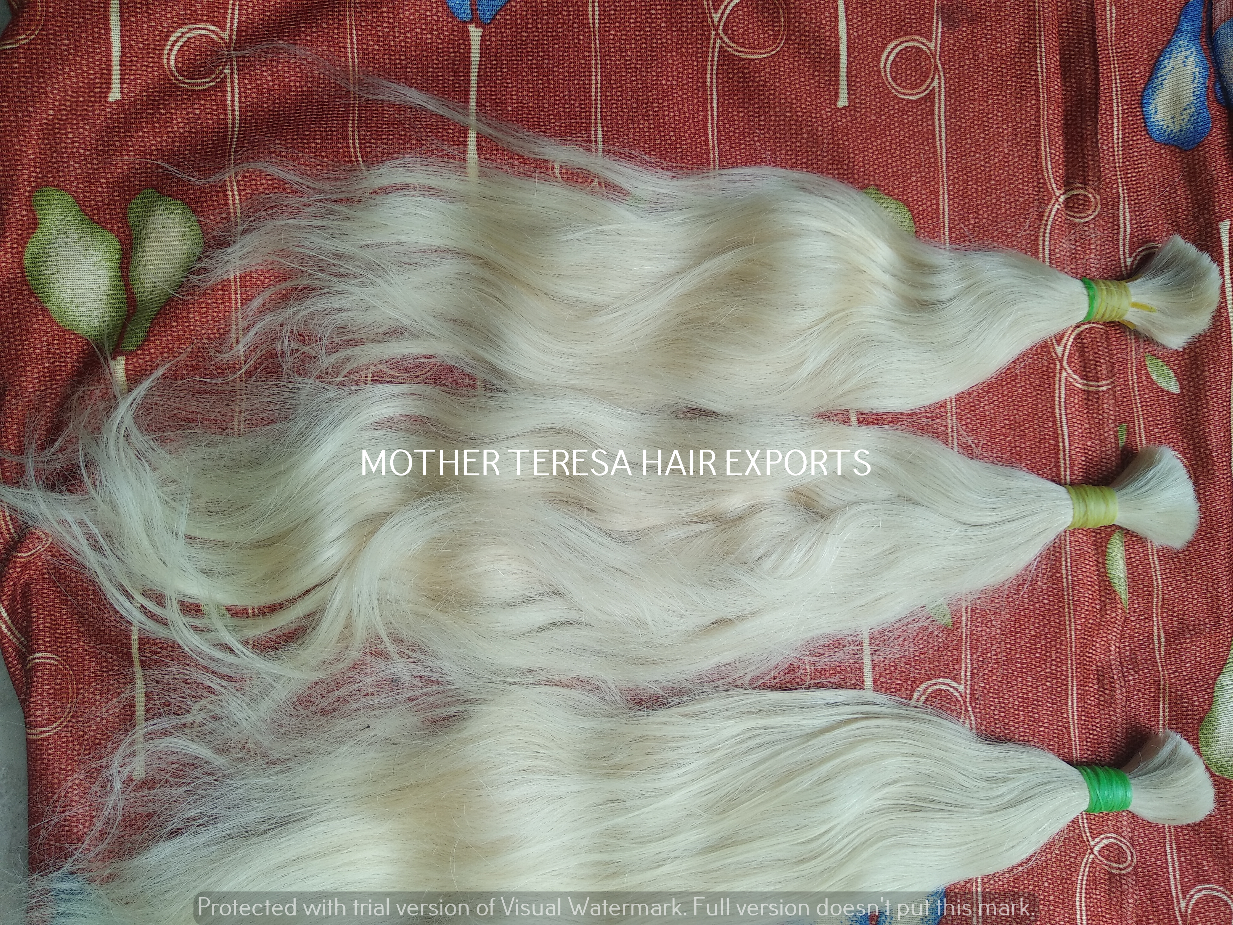 Virgin Blonde Human Hair Extensions