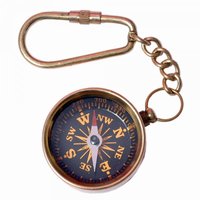 Brass Compass Key-Chain