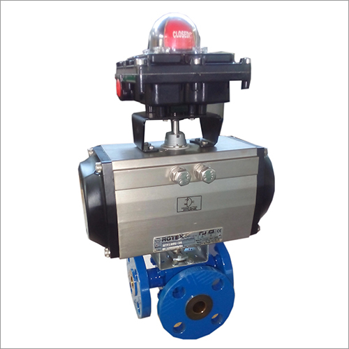 Pneumatic Actuator With Limit Switches