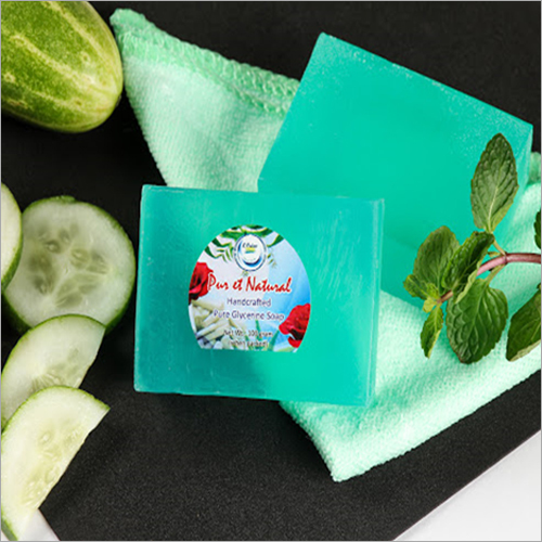 Chemical Free Pure Glycerine Mint Cucumber Soap