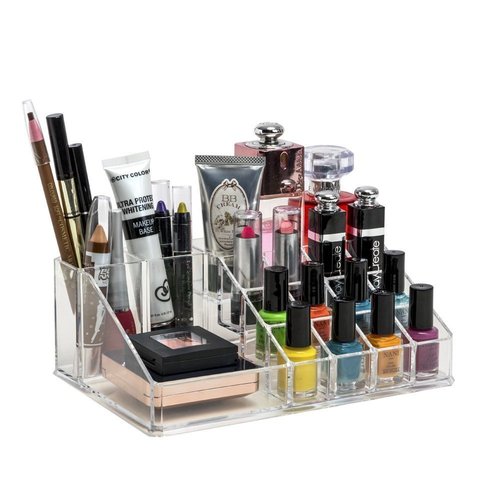 Acrylic Makeup Organizer Square