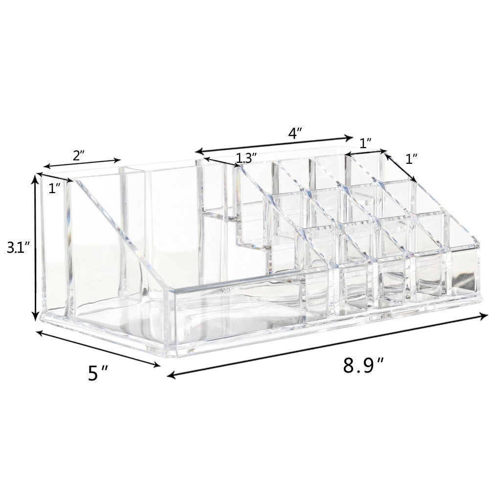 Acrylic Makeup Organizer Square