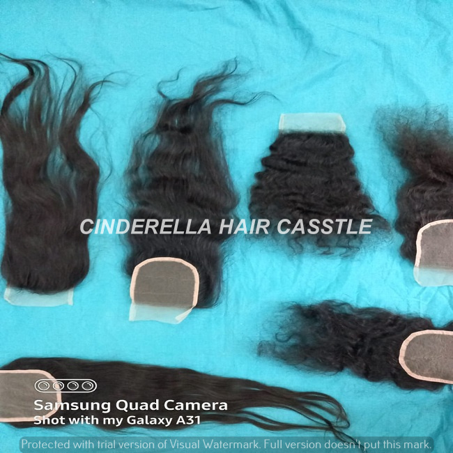 Indian Virgin Remy Black Lace Closure