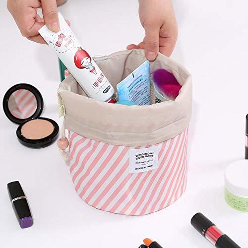 Printed Round Makeup Pouch