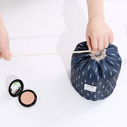 Printed Round Makeup Pouch