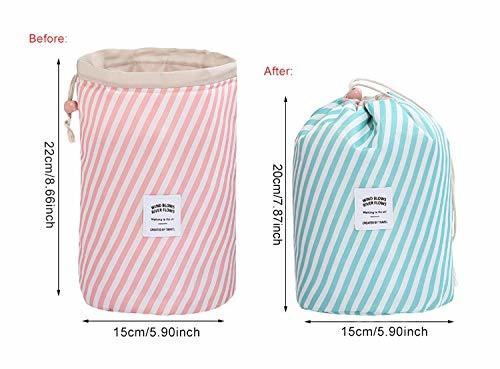 Printed Round Makeup Pouch