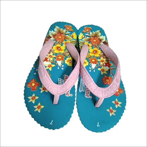 Kids Floral Print Slipper