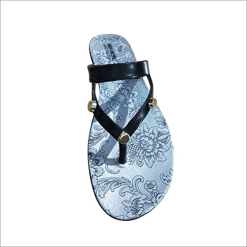 Multicolor Ladies Floral Print Slipper