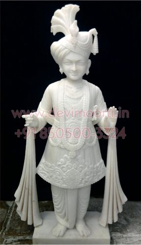 Marble Swami Narayan statue