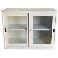 Slide Glass Door Cupboard - Color: Ivory