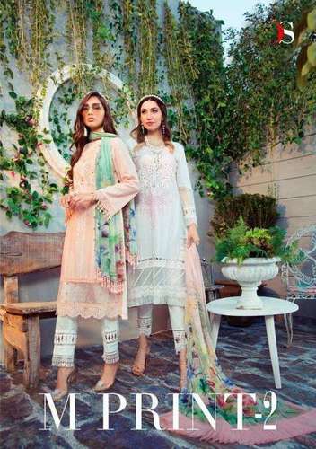 Deepsy Suits Maria B M Print Vol 2 Cotton Print With Embroidery Pakistani Suit Catalog