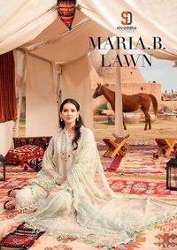 Shraddha Designer Maria B Lawn Vol 1 Lawn Cotton With Embroidery Pakistani Suit Catalog