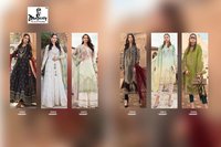 Majesty Maria B Lawn Vol 7 Jam Silk Print With Embroidery Pakistani Suit Catalog