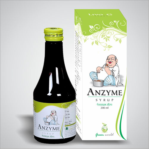 Anzyme Syrup - 200 ml Herbal Digestive Formula | Alleviates Gas, Acid Reflux, and Heartburn, Enhances Digestion and Nutrient Absorption