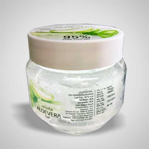 Aloe Vera Gel - IP Grade, 50-100-200 Kg Drum Pack, White and Light Green | Soothes Sunburn, Moisturizes Skin, Anti-Aging, Fights Acne, Enhances Hair Growth