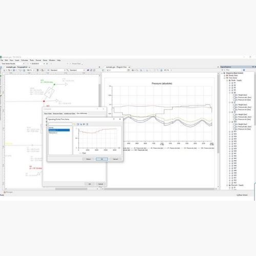 Gas Operating/Time Series (GL) Siemens PSS SINCAL Gas Modules
