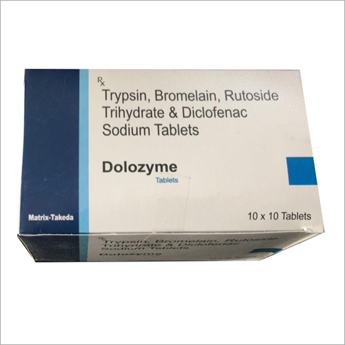 Trypsin Bromelain Rutoside Trihydrate And Diclofenac Sodium Tablets at