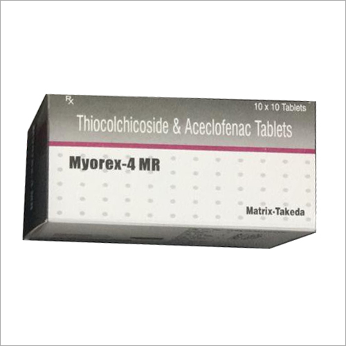 Thiocolchicoside & Aceclofenac Tablets - Dosage As Per Doctor's Instructions | General Medicines, Suitable For All, Stored In Dry Place