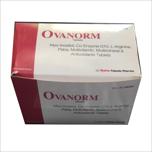 Myo Inositol Co Enzyme Q10 L Arginine Paba Multivitamin Multimineral