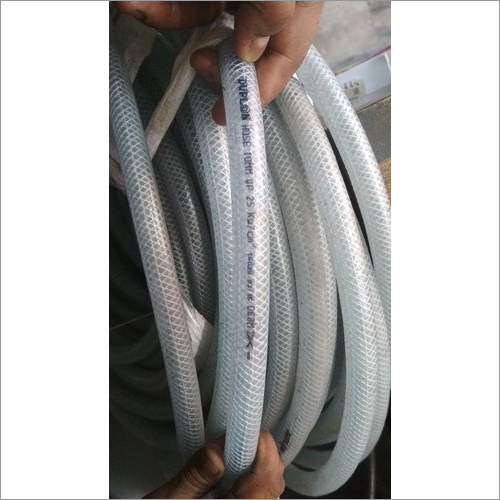 Industrial PVC Hose Pipe - PVC Material, Customized Size, White Color | Designed for Gas Storage and Cylinder Applications