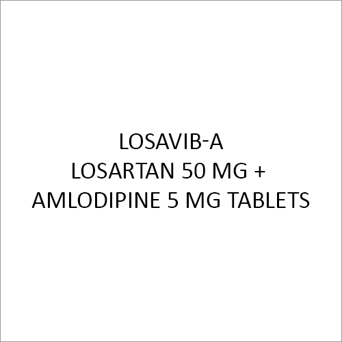 Losartan 50 Mg + Amlodipine 5 Mg Tablets General Medicines