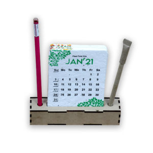 Plantable Calendar with Pen Stand