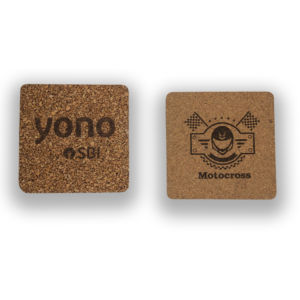 Rubberized Cork Coasters