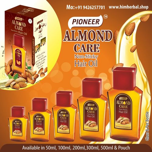 50ml - 500ML Pioneer Almond Care Hair Oil