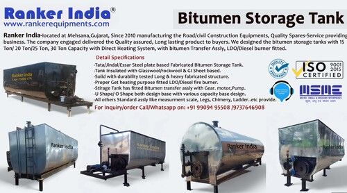 Bitumen Road Construction Storage Tank