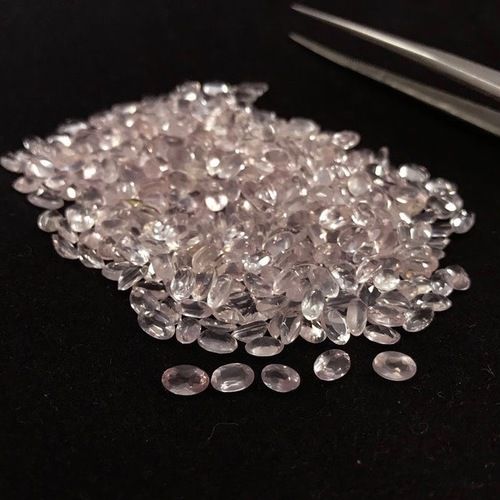 7x9mm Rose Quartz Faceted Oval Loose Gemstones