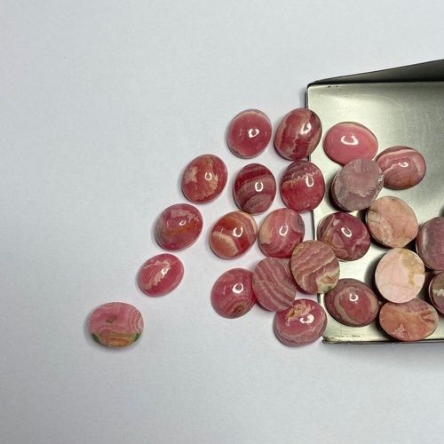 4x6mm Rhodochrosite Oval Cabochon Loose Gemstones