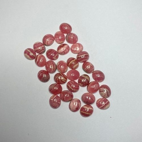 8x10mm Rhodochrosite Oval Cabochon Loose Gemstones