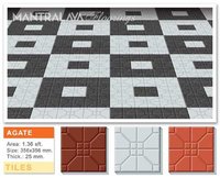 25mm Agate Parking Tiles