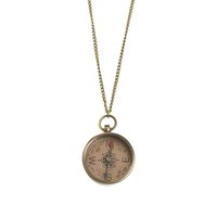 Antique Nautical Compass Necklace