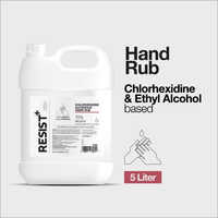 5 Litres 5L 70% Alcohol Chlorhexidine Based Hand Rub