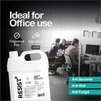 5 Litre Hand Sanitizer - Isopropyl Alcohol 71-80% , Non-sticky Formula Without Fragrance, Anti-viral And Anti-fungal Properties For Multiple Uses