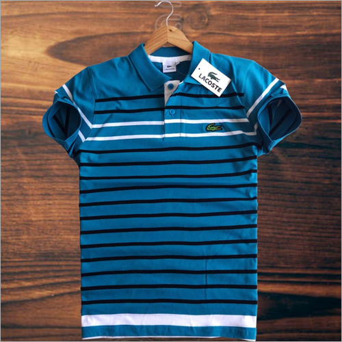 Mens Auto Stripes Polo T shirt