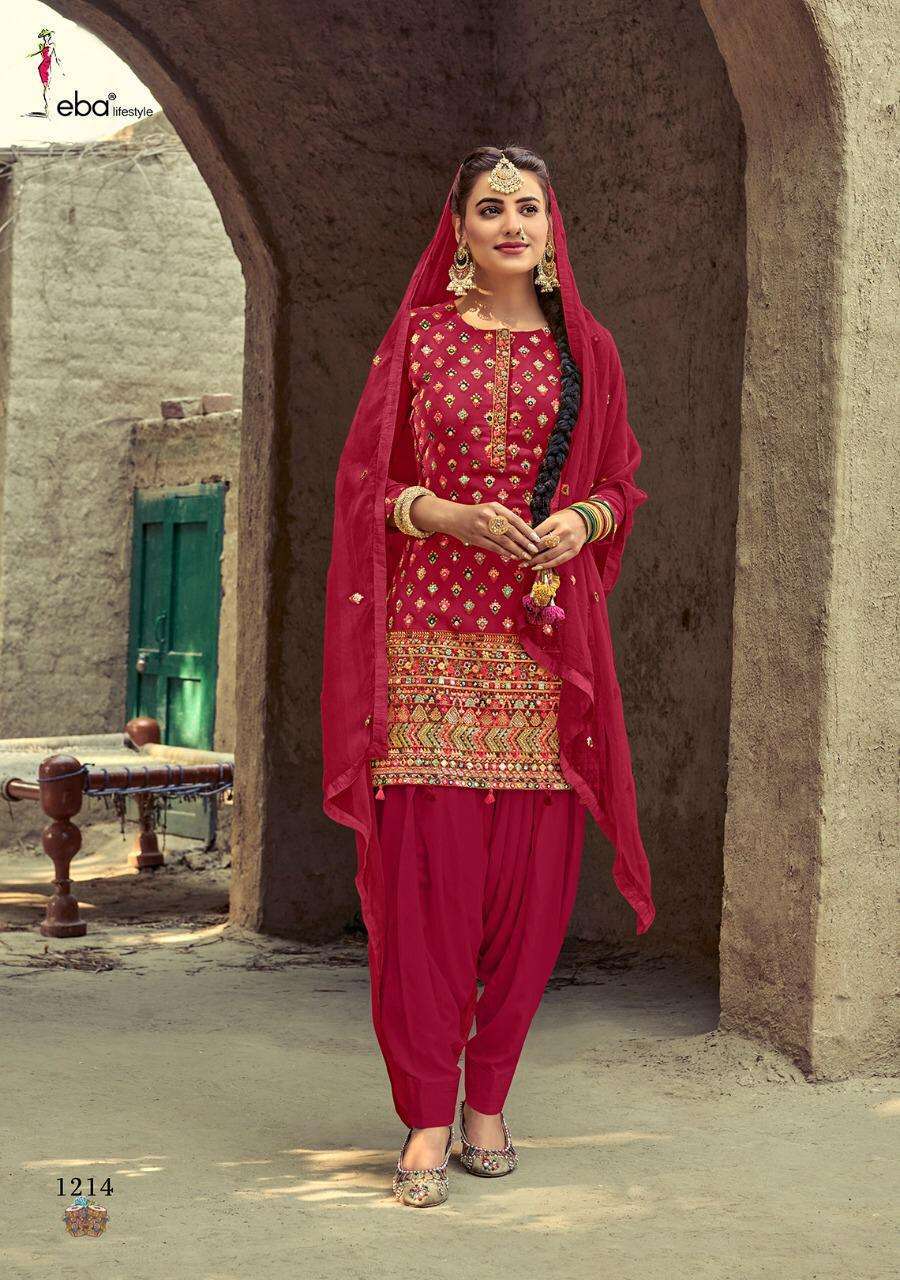 Eba Lifestyle Ruby Fancy With Embroidery Work Designer Suit Catalog